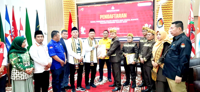 Qodratul dan Hankam Resmi Daftar ke KPU