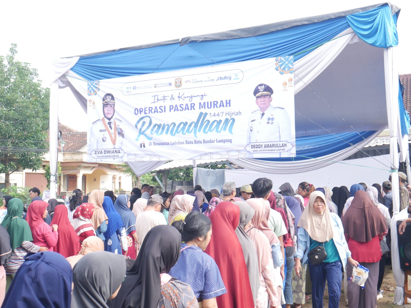 Pemkot Bandar Lampung Gelar Pasar Murah di Kecamatan Labuhan Ratu