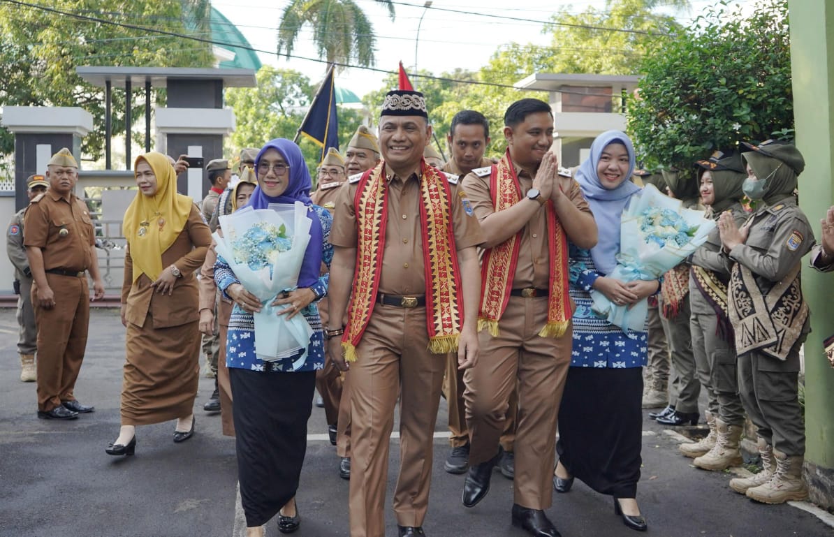 Hari Pertama Dinas, Wali Kota Metro Bambang Iman Santoso Minta ASN Kerja Maksimal