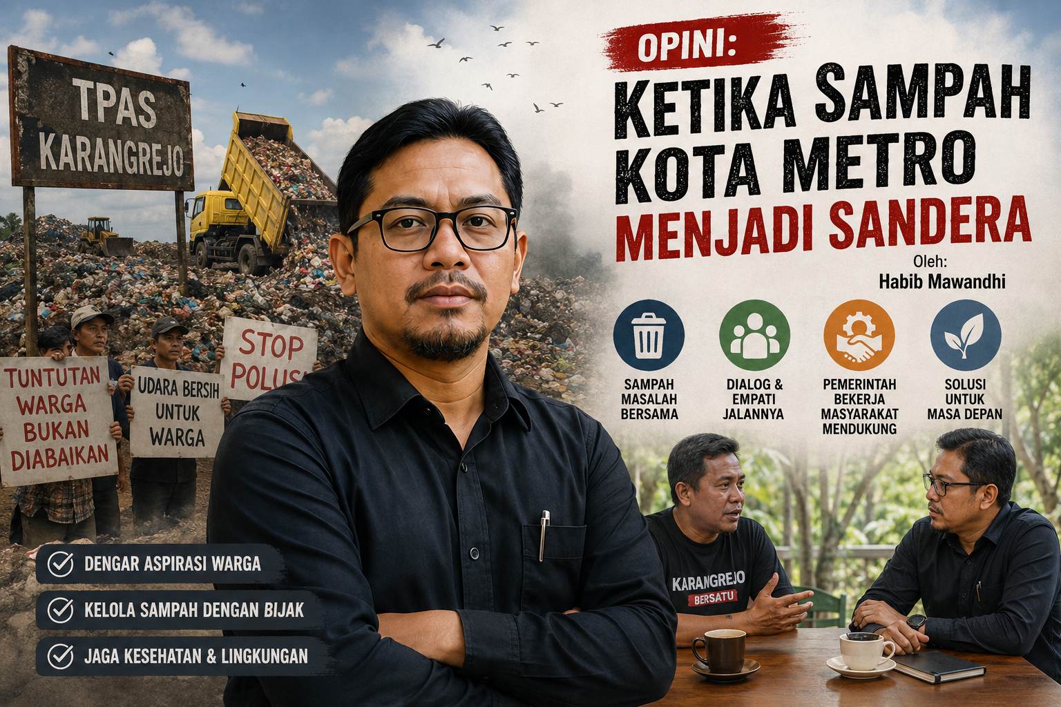 Ketika Sampah Kota Metro Menjadi Sandera