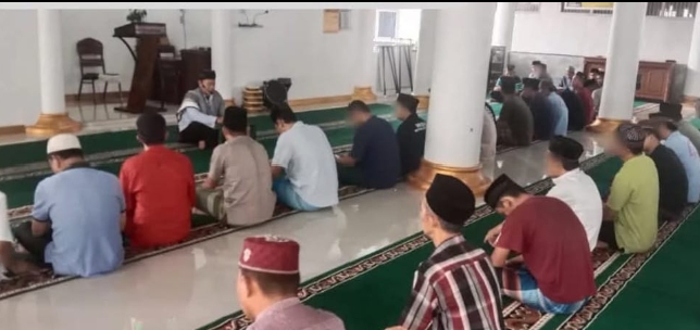 Tingkatkan Ketaqwaan, Rutan Kotabumi Gelar Pengajian Bersama Warga Binaan 