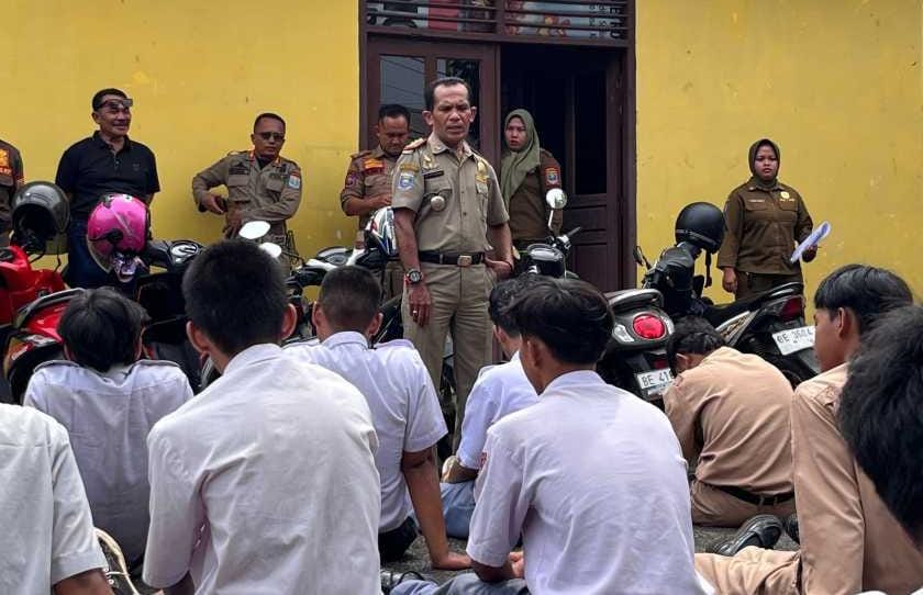 Puluhan Pelajar di Kota Metro Terjaring Razia Bolos Sekolah