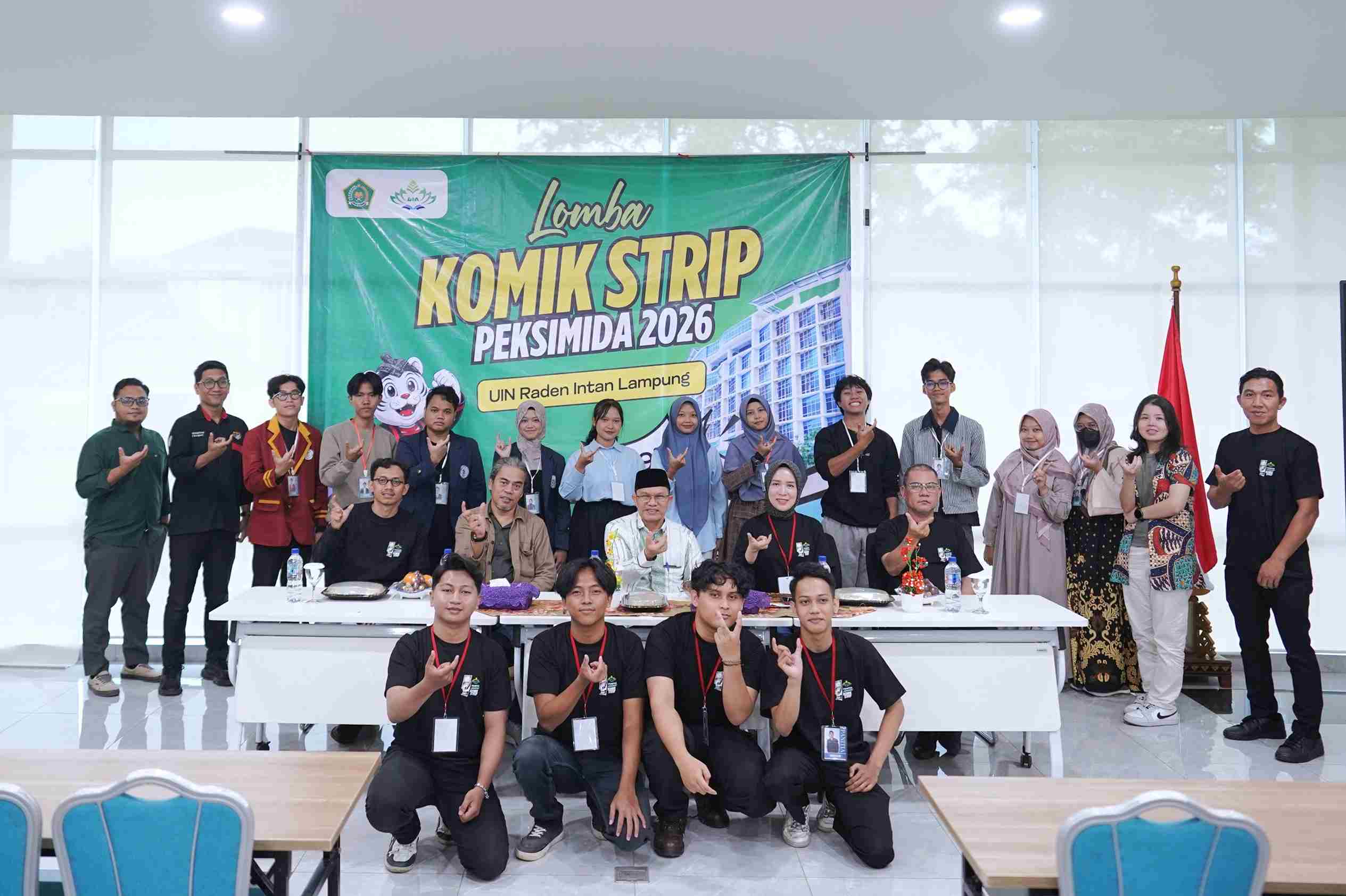 UIN Raden Intan Lampung Tuan Rumah Lomba Komik Strip PEKSIMIDA 2026