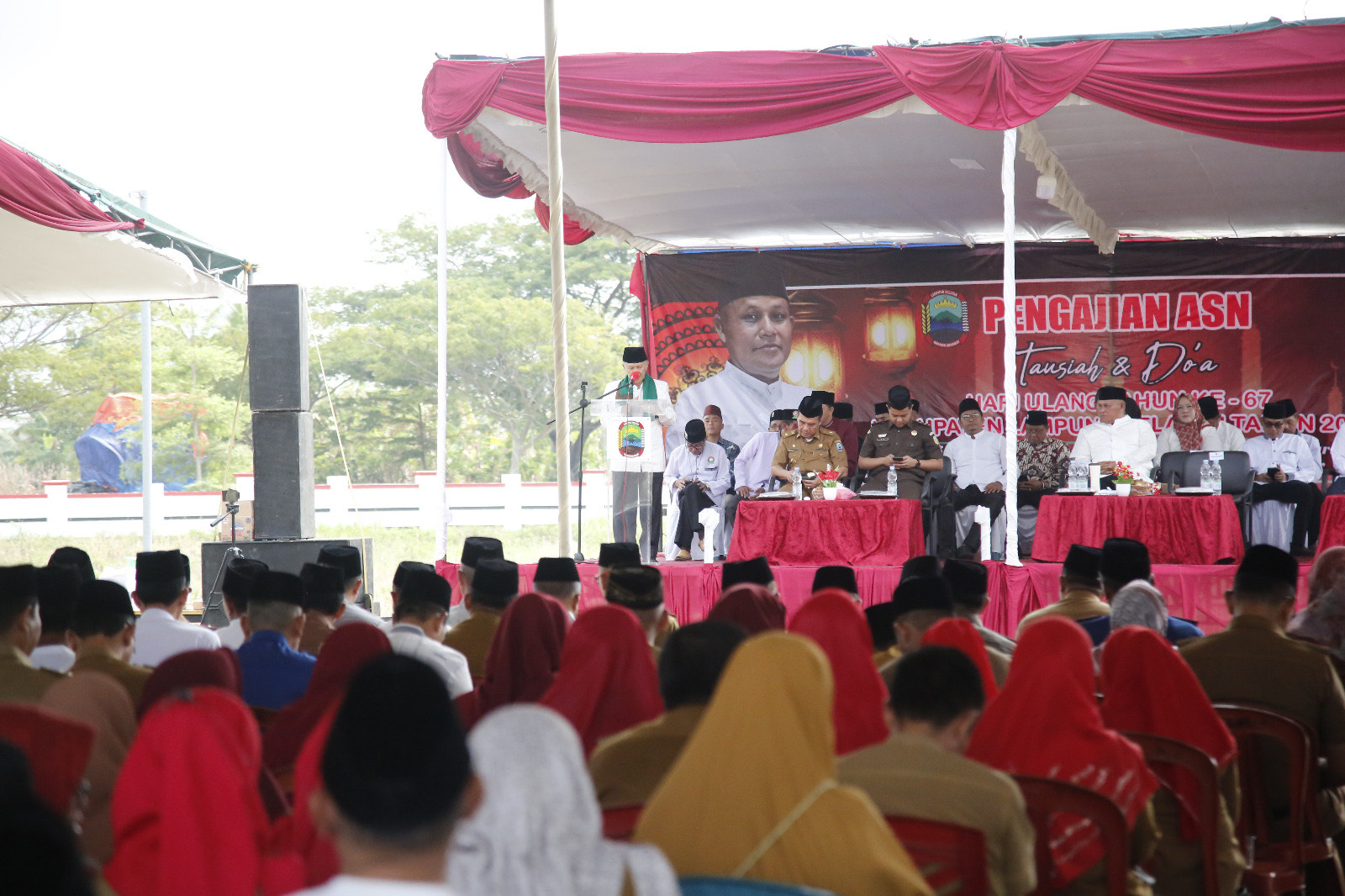 HUT ke-67 Lampung Selatan Diisi Pengajian ASN   