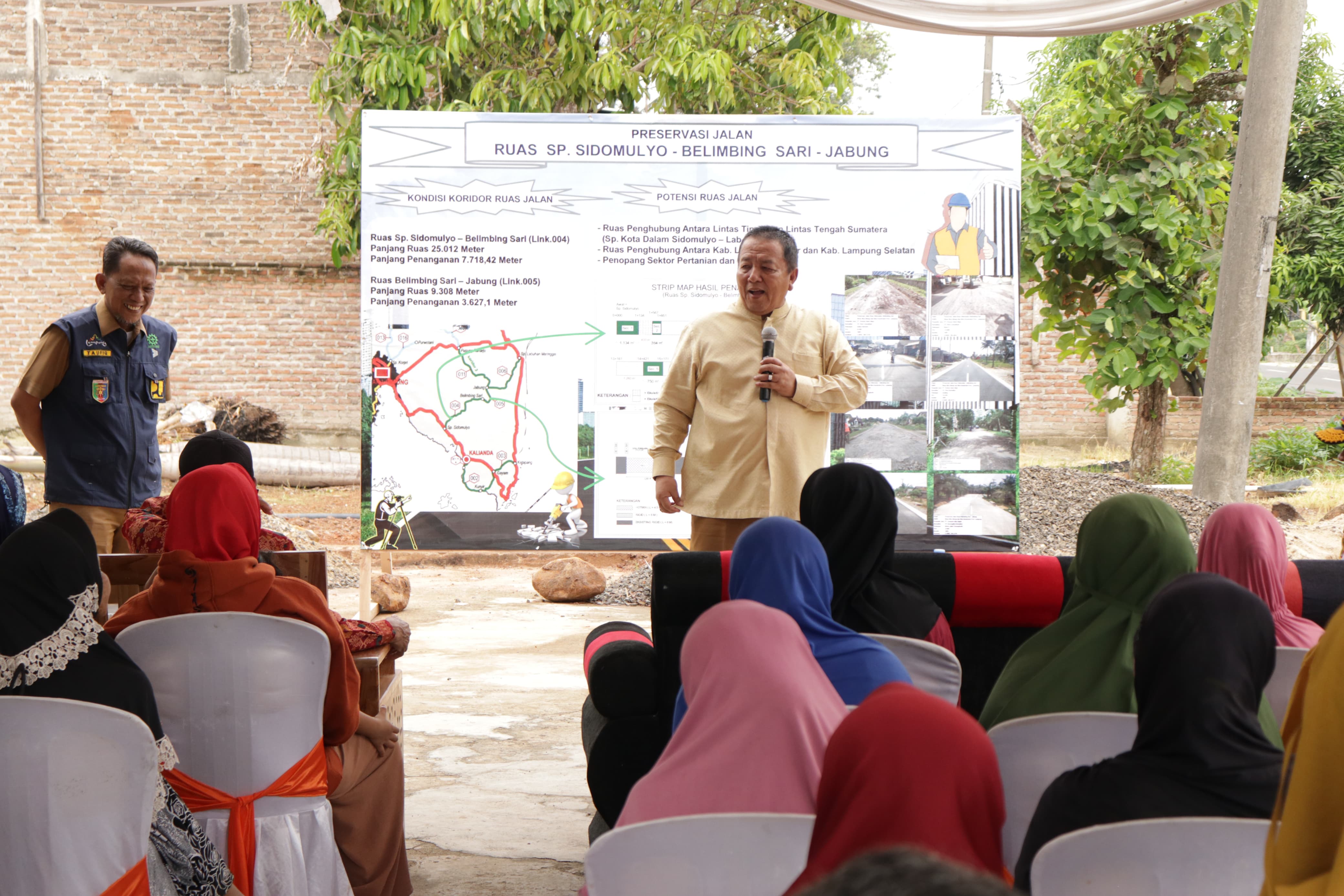 Tinjau Perbaikan Jalan di Kabupaten Lampung Selatan, Ini Pesan Gubernur Arinal