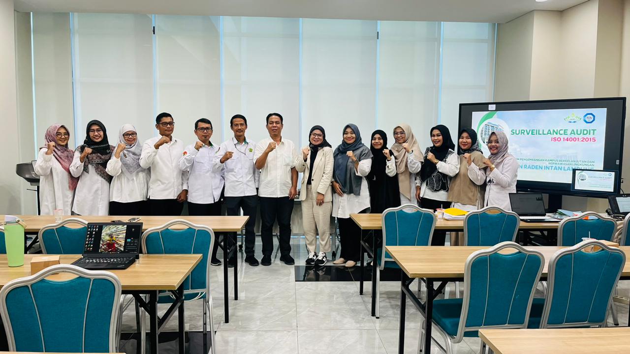 Siap Wujudkan Visi, UIN Raden Intan Lampung Pertahankan Sertifikasi ISO Sistem Manajemen Lingkungan