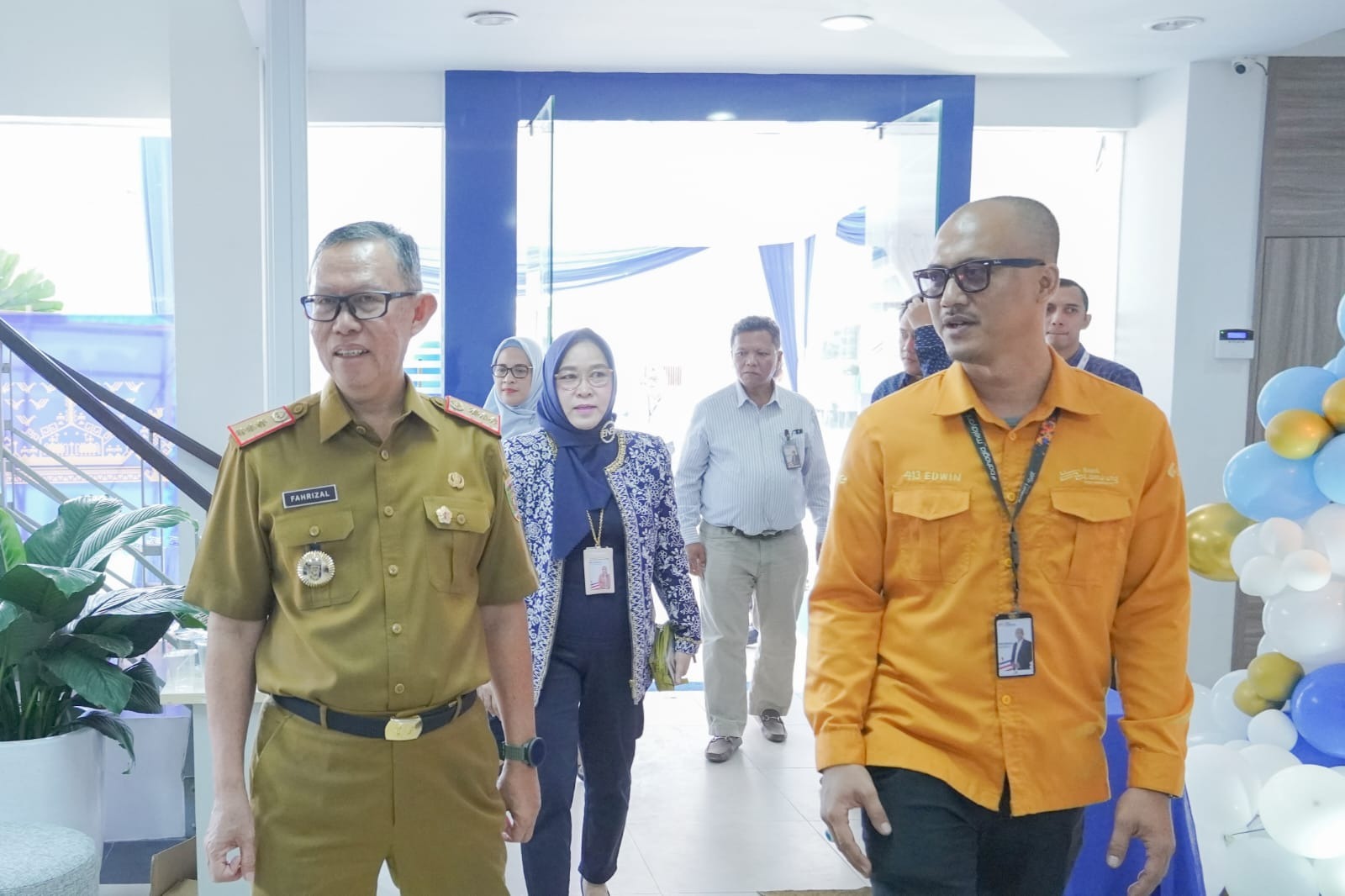 Sekdaprov Lampung Tinjau Relokasi Gedung Bank Lampung KCP Teluk Betung Selatan