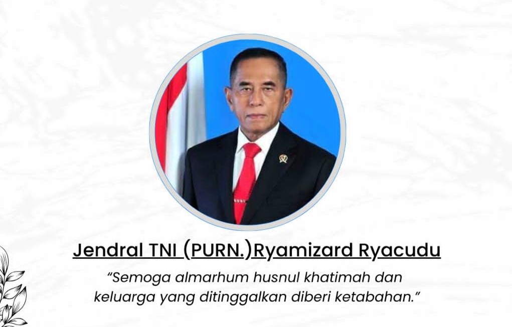 Menteri Pertahanan Ryamizard Ryacudu  Era Jokowi Meninggal Dunia