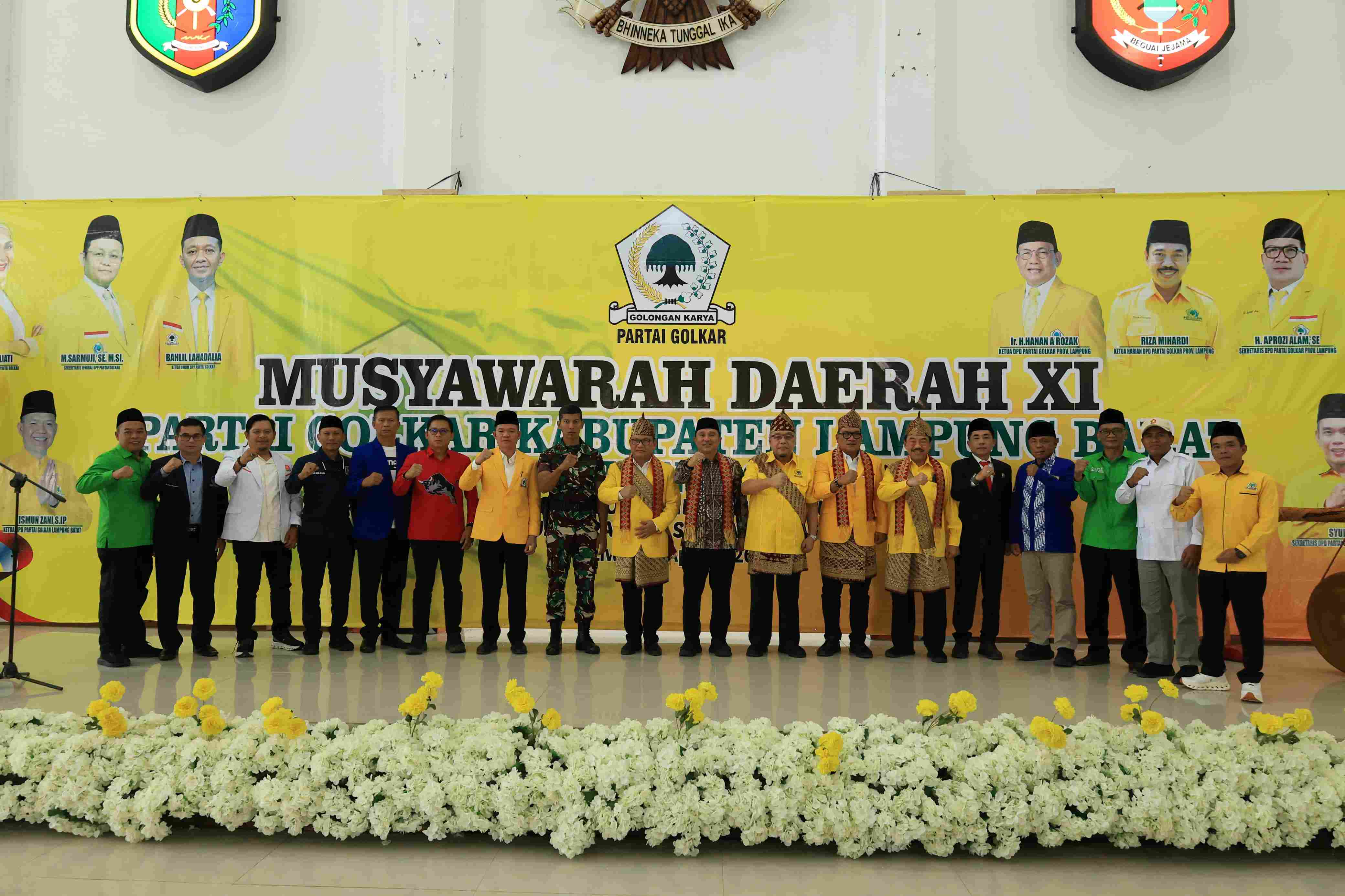 Musda XI Golkar Lampung Barat, Parosil Tekankan Solidaritas