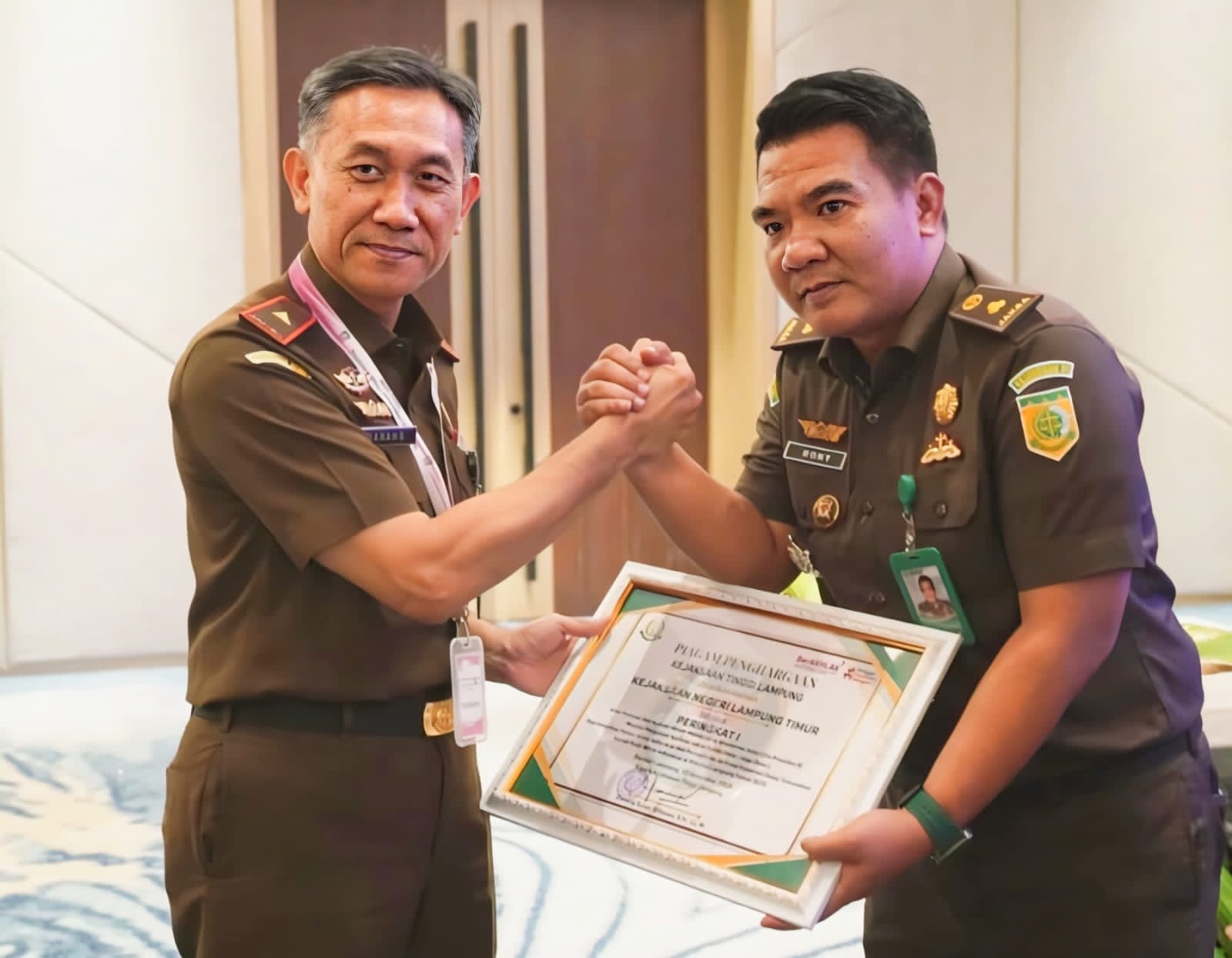 Kasi Intel Kejari Lampung Timur Dipromosikan ke Kejari Kebumen