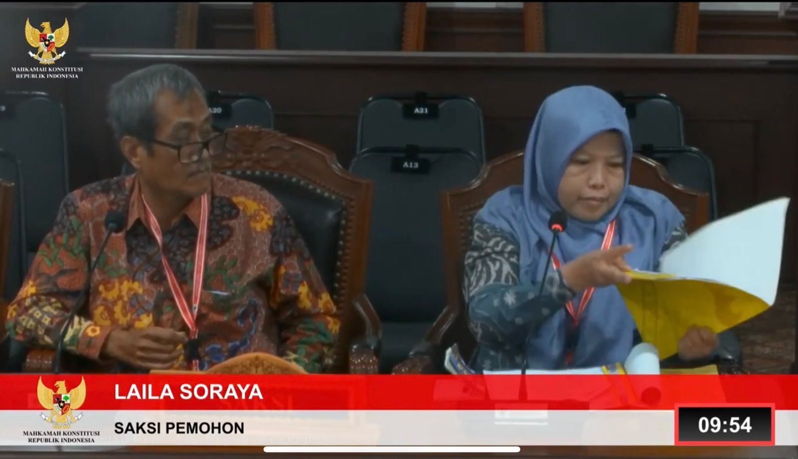 Sekretaris Disdikbud Lampung Laila Soraya Jadi Saksi di MK