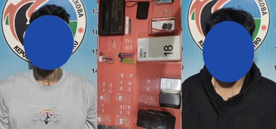 Polisi Tangkap Dua  Pengedar Sabu di Kota Metro