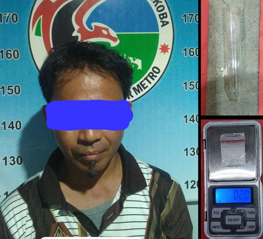 Pemilik Sabu 0,2 Gram Ditangkap Polisi