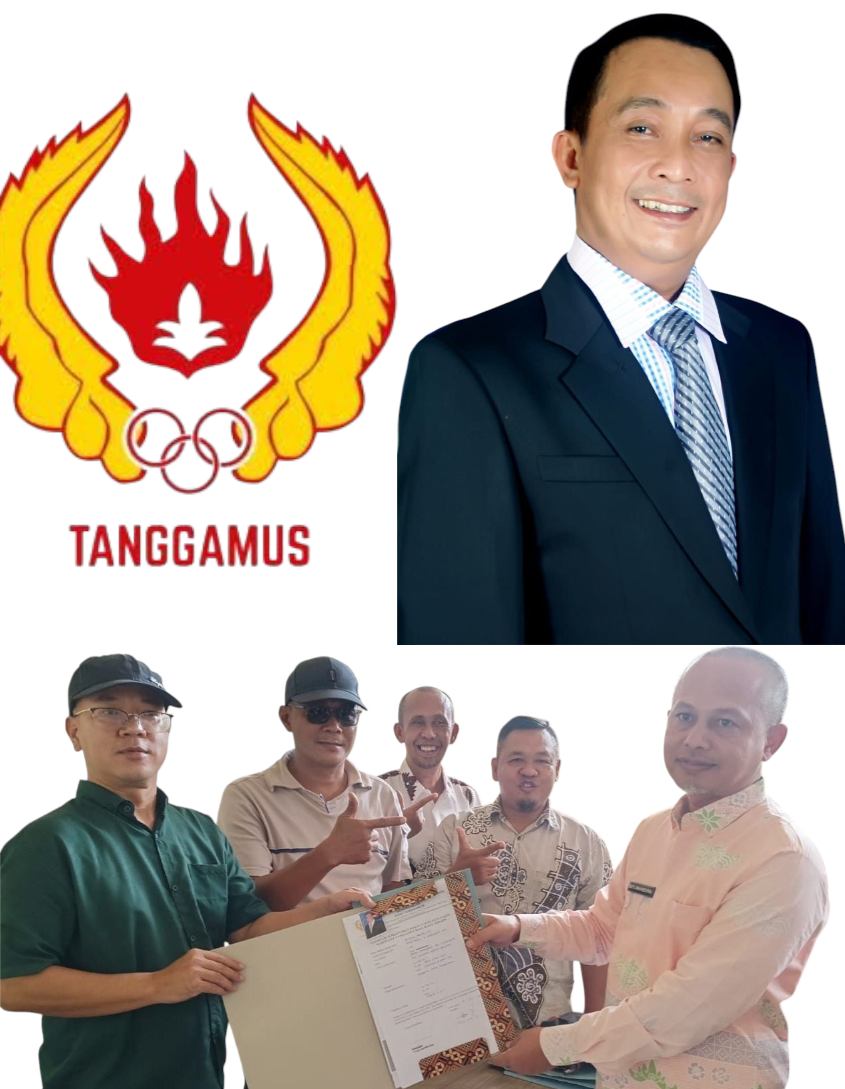 Berniat Majukan Olahraga Tanggamus, H.Nuzul Irsan Resmi Daftar Caketum KONI Tanggamus
