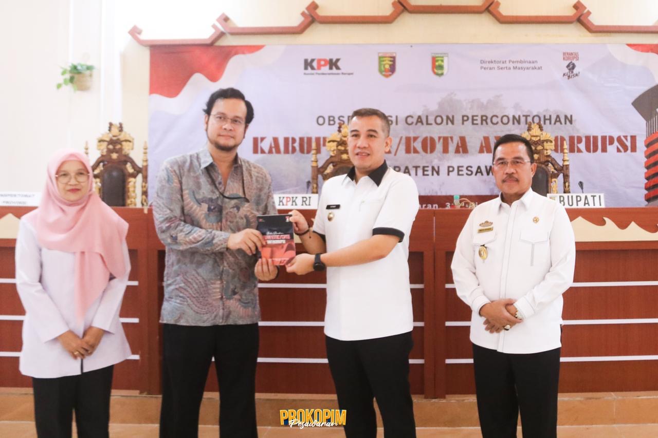 Pesawaran Didaulat Jadi Pilot Project Kabupaten Anti Korupsi