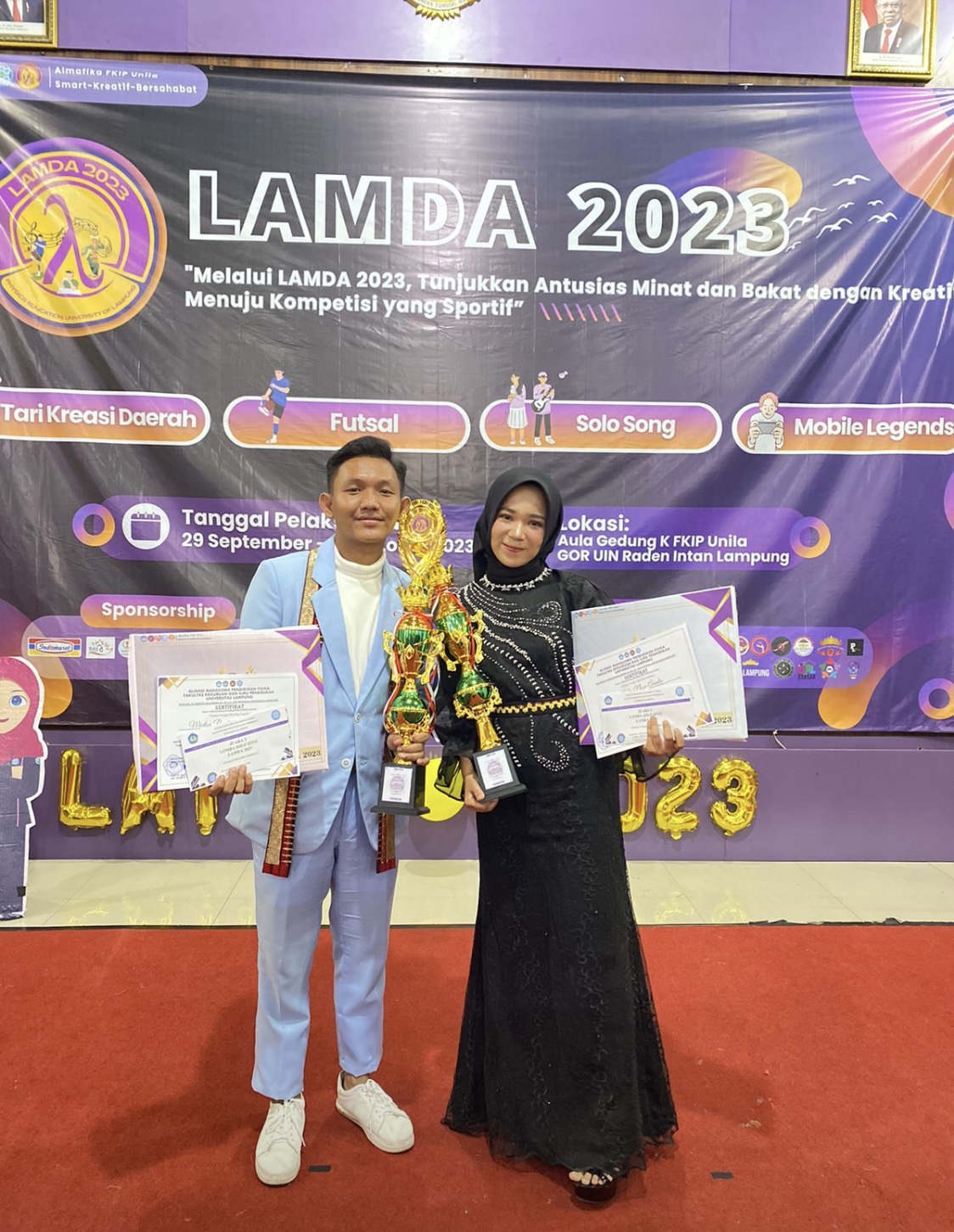 SMAN 1 Kalianda Raih Juara di LAMDA FKIP Unila 