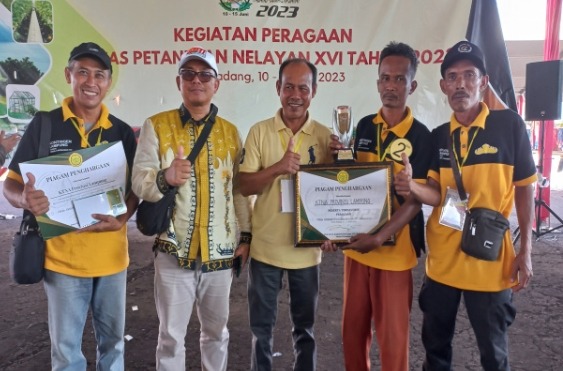 KTNA Lampung Raih Gelar Peserta Terfavorit pada Lomba Peragaan Teknologi Pertanian Penas Tani Nelayan XVI 2023