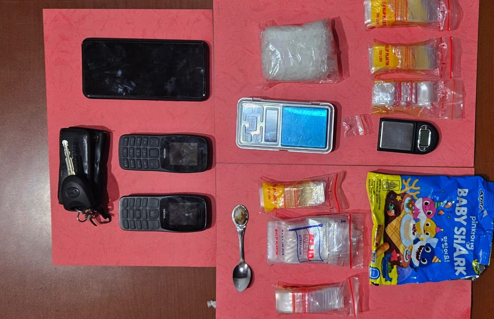 Gasak Narkoba, Polres Tulang Bawang Tangkap Dua Bandar Dengan BB Sabu Lebih Dari 100 Gram