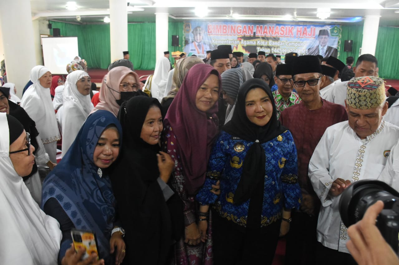 1.564 Jemaah Calon Haji Bandar Lampung Ikuti Manasik Haji