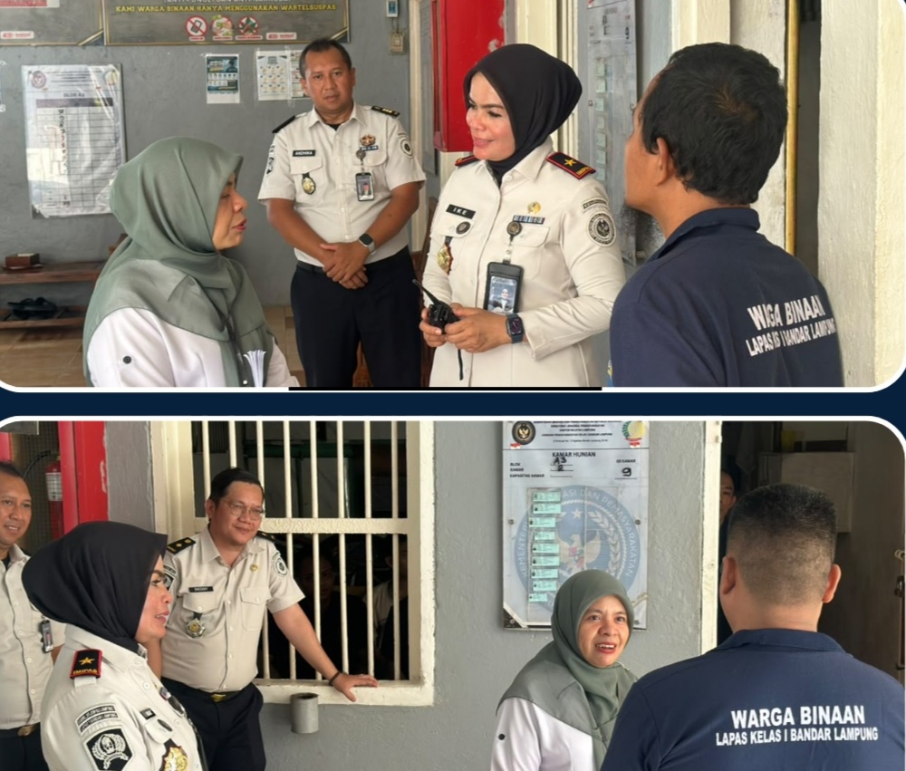 Ombudsman Periksa Blok Hunian Lapas Bandar Lampung, Kalapas Bantah Ada Kamar Mewah