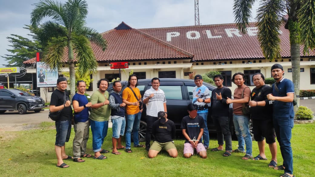 Tangkap Dua Tersangka,Tekab 308 Presisi Sat Reskrim Polres Lampung Utara Ungkap Kasus Pencurian Mobil