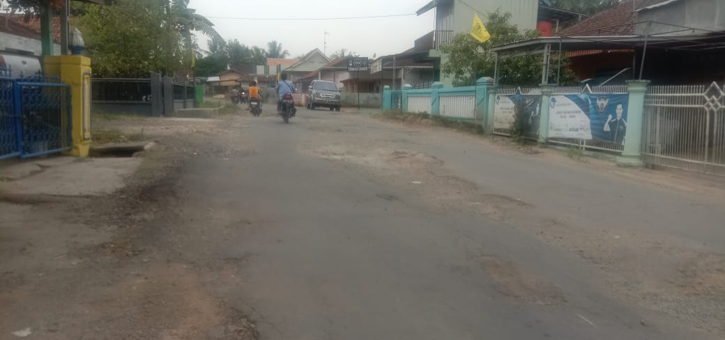 Lurah Rejosari. Berharap Jalan Pangeran Zinul Dapat di Perbaiki 