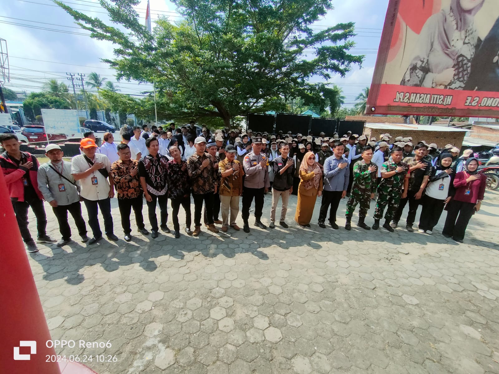 Apel Bersama, 531 Pantarlih di Natar Langsung Bertugas