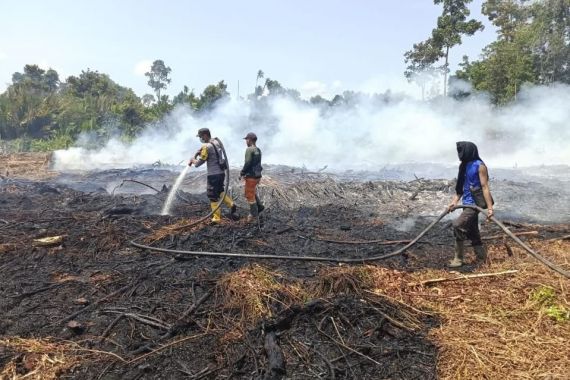 Cegah Karhutla, Polsek Bina Petani Palas