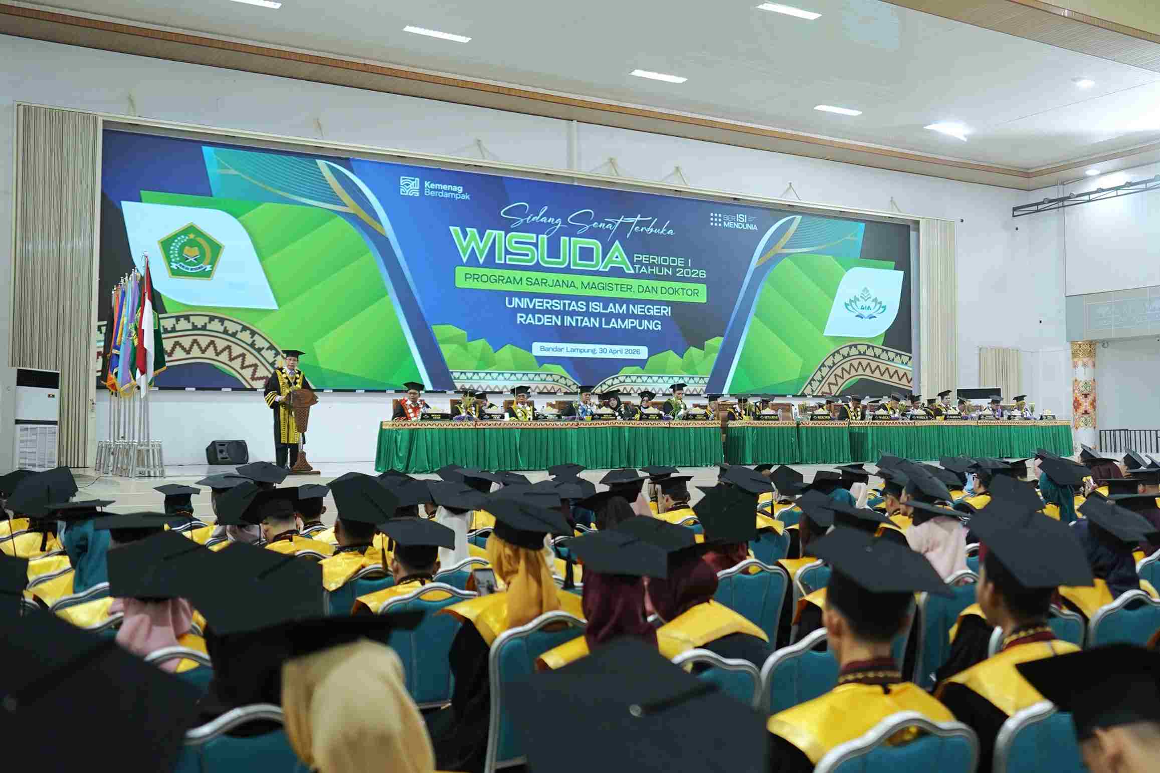 Kukuhkan Wisudawan Periode I 2026, Rektor UIN RIL Pesankan Lulusan Jadi Insan Ber-ISI