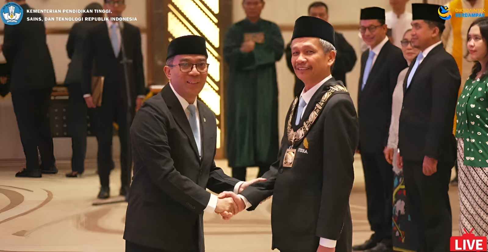 Prof. Elfahmi Resmi Dilantik Sebagai Rektor Itera Periode 2026–2030