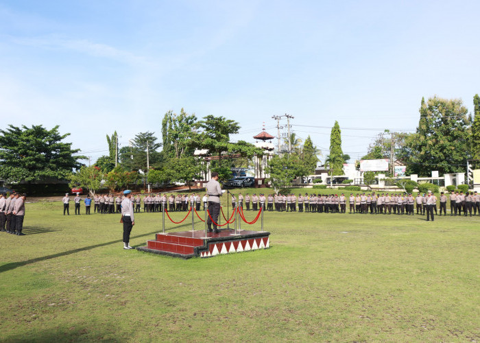 Peringati Hari Kesadaran Nasional, Polres Lampung Utara Gelar Upacara