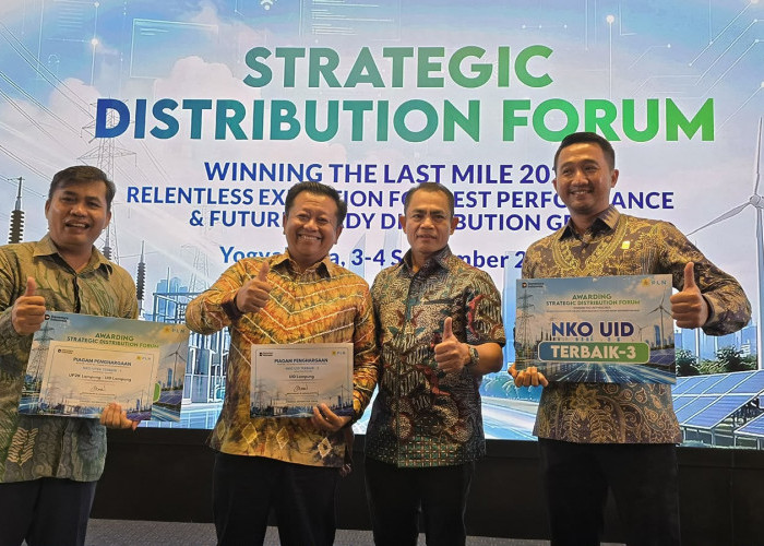 Hari Pelanggan Nasional, PLN UID Lampung Catatkan Kinerja Operasional Terbaik 3 Nasional Unit Induk Distribusi