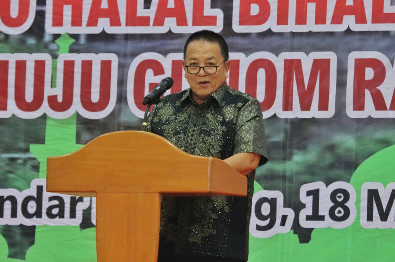 Gubernur Lampung Arinal Djunaidi Hadiri Halalbihalal Tahun 2023 Bersama Keluarga Besar Sungkay Bunga Mayang