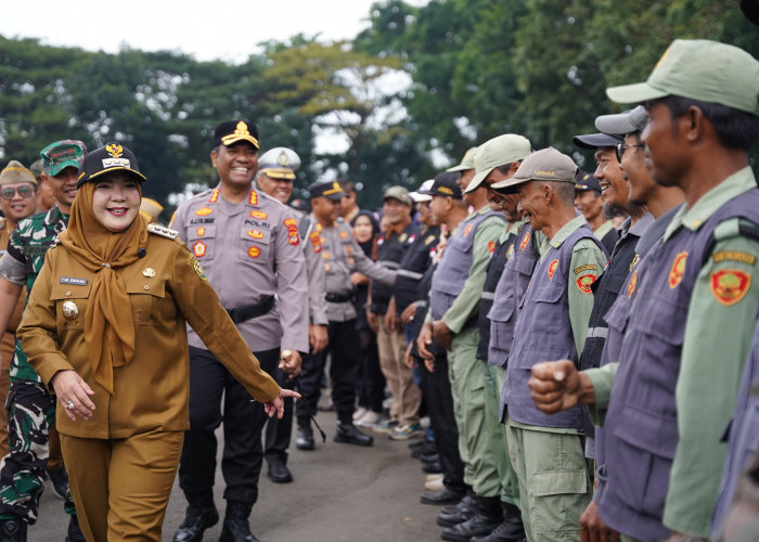 Pemkot Bandar Lampung Gandeng TNI dan Polri Jaga Keamanan Daerah Melalui Apel Tiga Pilar