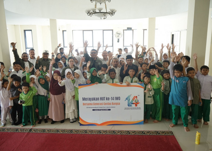 14 Tahun Mengabdi, IWO Berbagi Kebahagiaan di SD Muhammadiyah Bukit Duri