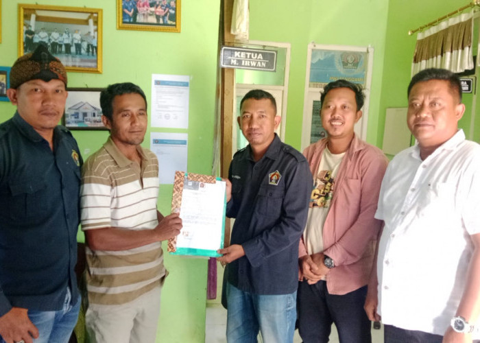 Pempred Lampung Newspaper, Rio Aldipo Daftar Bakal Calon Ketua PWI Tanggamus 