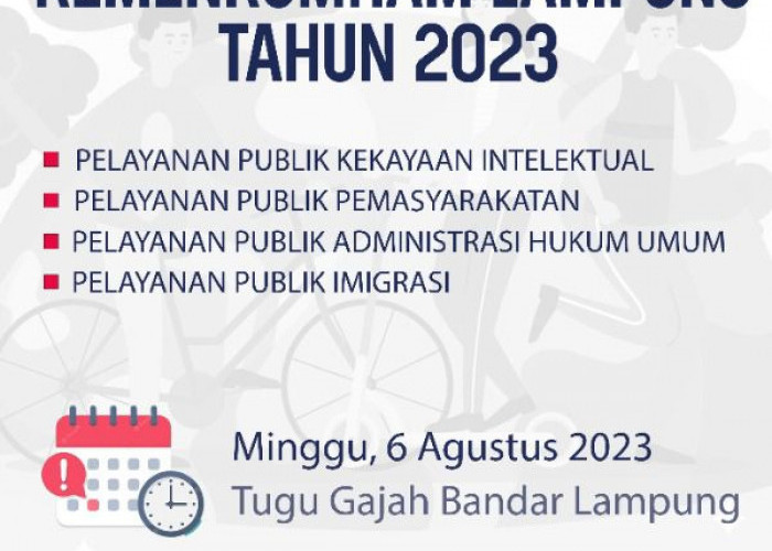 Legal Expo Kanwil Kemenkumham Lampung 2023, Pelayanan Tepat dan Cepat