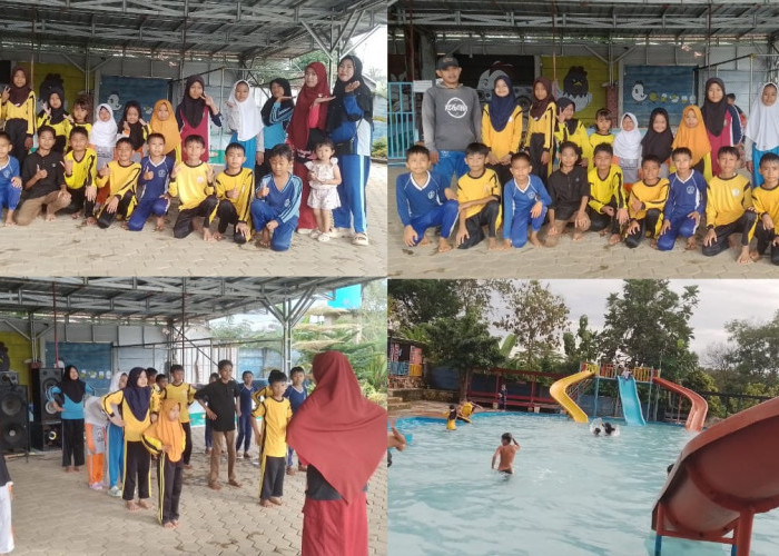 TPQ Al-Hikmah Banjar Baru Adakan Outbound Renang 