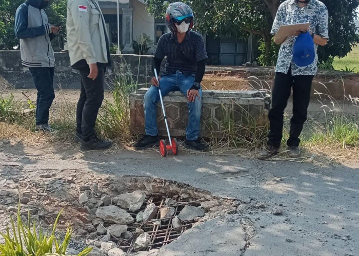 Dinas PUTR Kota Metro Janji Secepatnya Perbaiki Kerusakan Jalan Irigasi Pingled