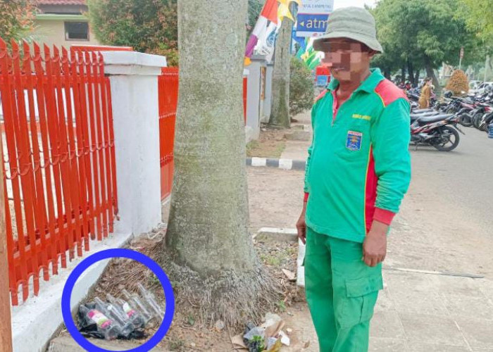 Miris, Tiap Pagi Ada Botol Miras Berserakan di Pusat Kota Metro