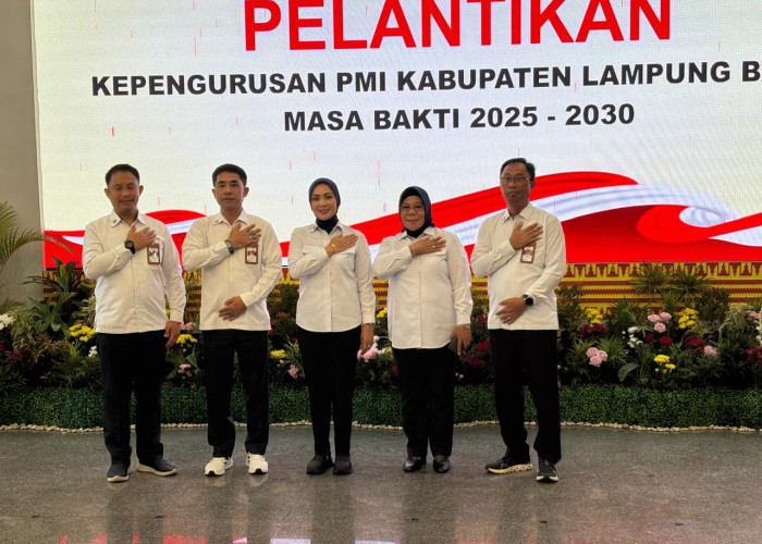 Ketua DPRD Lambar Jabat Ketua PMI Lampung Barat, Parosil Pelindung 