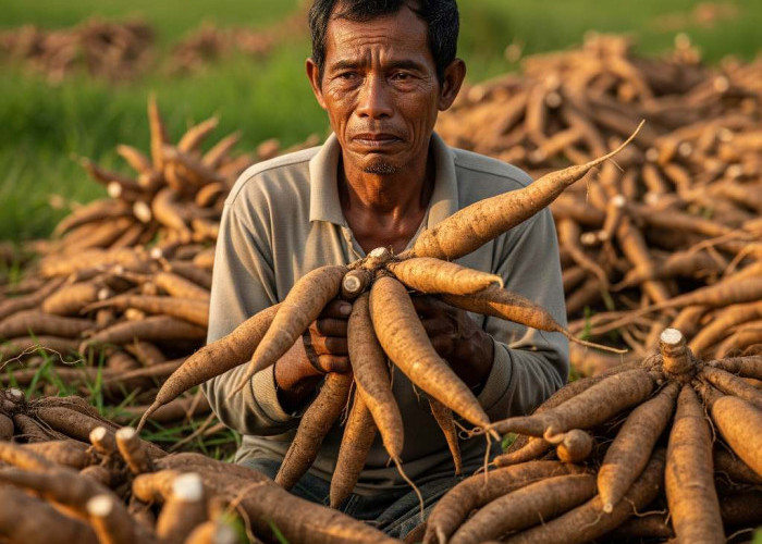 Petani Singkong Lampung Menjerit, Harga Singkong Anjlok