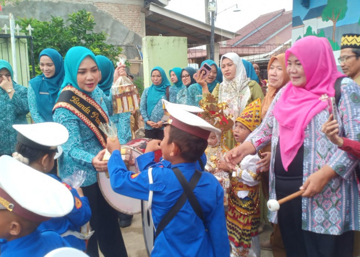 Ketua TP PKK Provinsi Lampung Resmikan Desa Sukajaya Lempasing Menjadi Desa Tapis