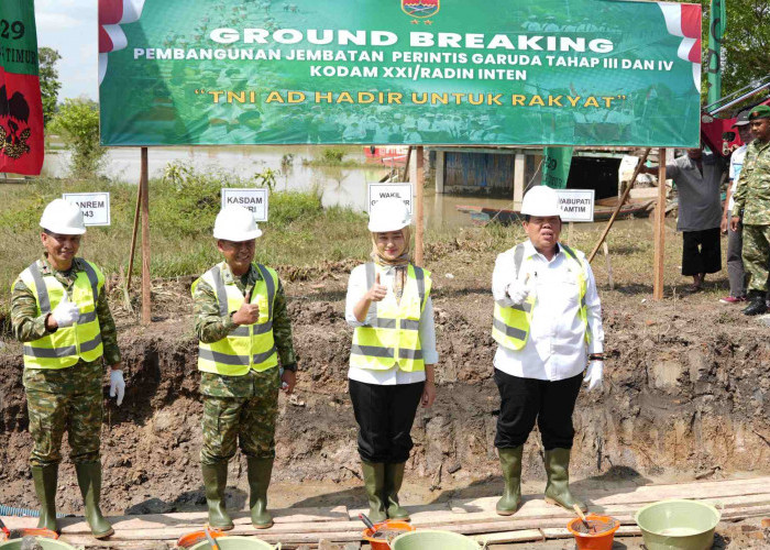 Wagub Lampung Groundbreaking Jembatan Perintis Garuda Kalipasir