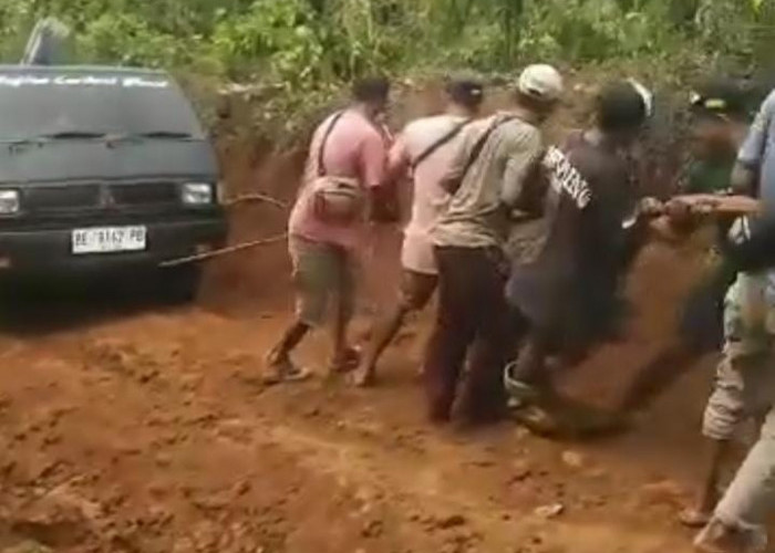 Perbaikan Jalan Penghubung Antar Pekon di Ulubelu Tanggamus Ditunda, Ternyata Ini Penyebabnya 