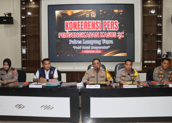 Polres Lampura Gulung Pelaku Spesialis Curanmor Bersenpi