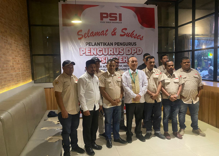 DPD PSI Aceh Resmi Dilantik,  Taswin Hasbullah Ingatkan Jaga Integritas dan Profesionalisme
