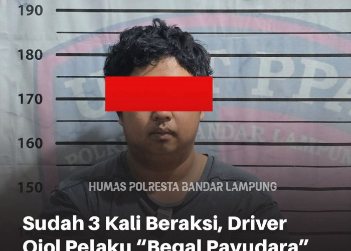 Oknum Ojol Pelaku Pelecehan Seksual di kedaton Ditangkap, Terancam 9 Tahun Penjara