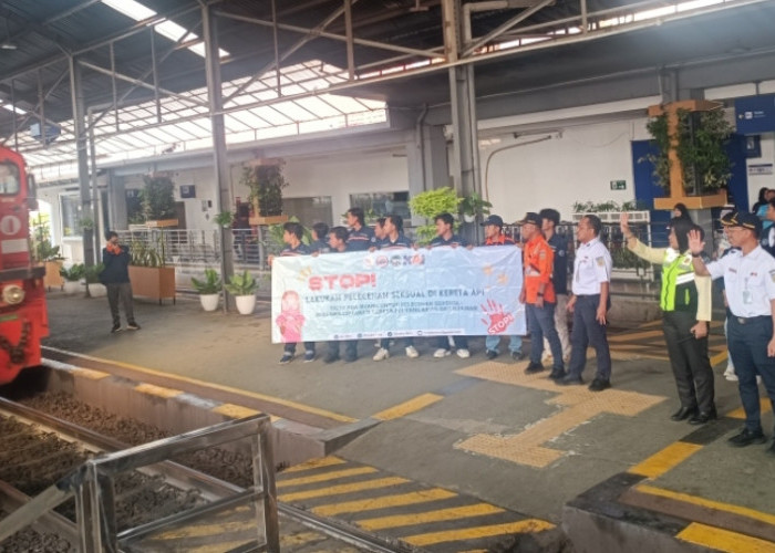 KAI Sosialisasi Anti Pelecehan Seksual di Stasiun Tanjungkarang