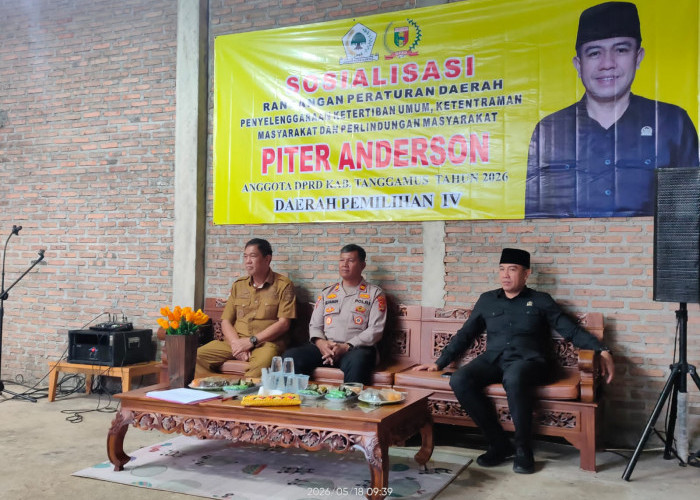 Anggota DPRD Tanggamus Piter Anderson Dorong Pemasangan CCTV di Titik Rawan